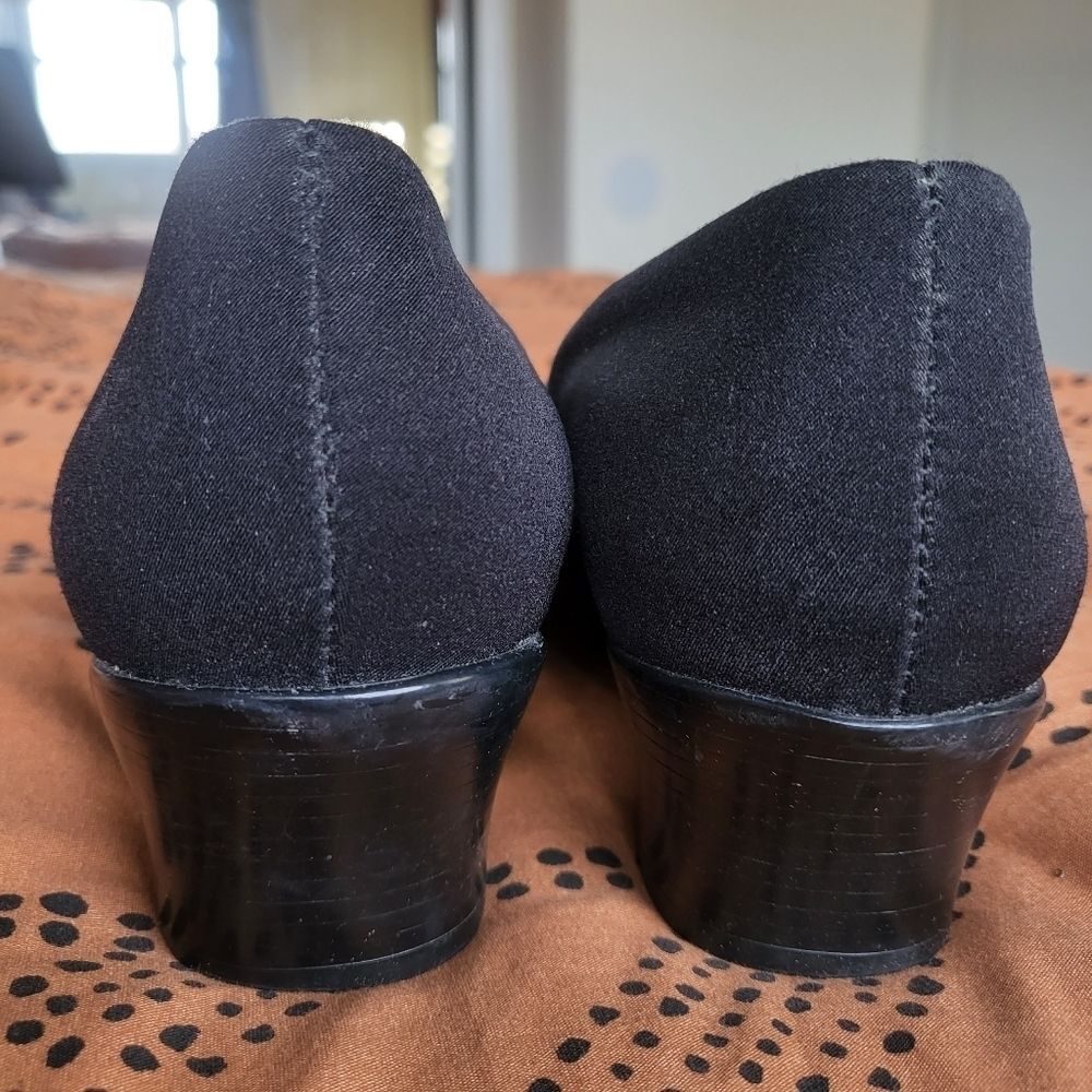 EUC Munro American Cindi Block Heel Comfort Pump Women 7.5 black - Picture 8 of 12